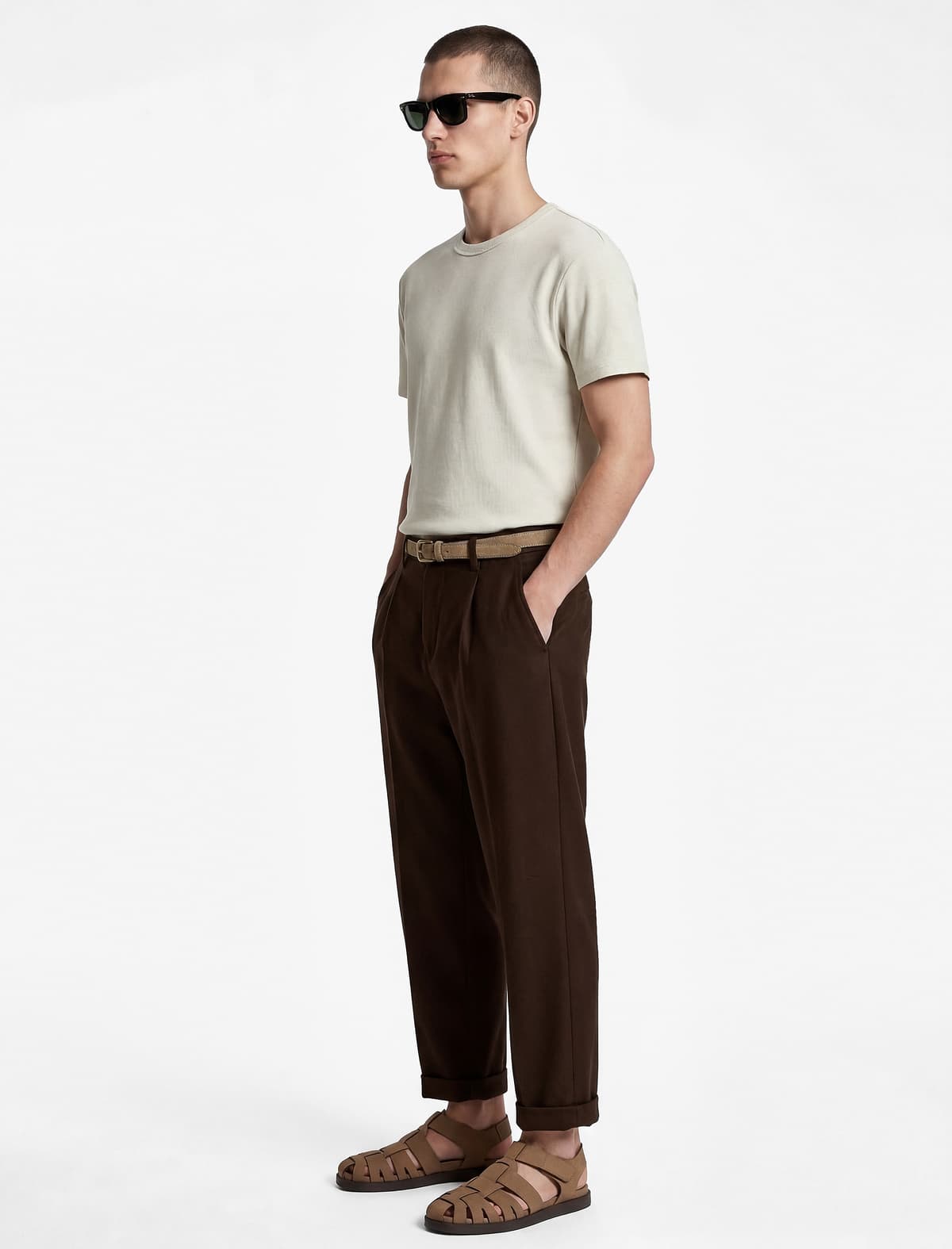 Qısaqol Bisiklet Yaxa Pambıqlı Slim Fit Tişört