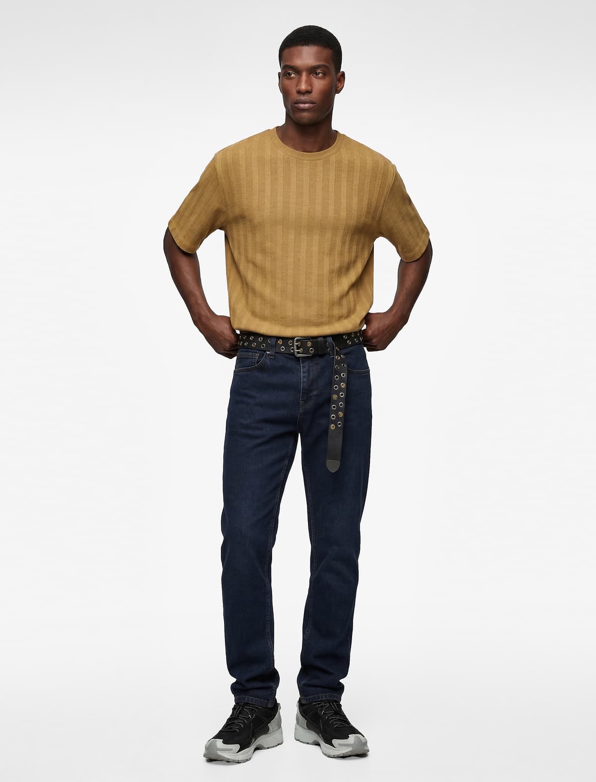 Pambıq Normal Bel Slim Fit Jean Şalvar - Brad Jean