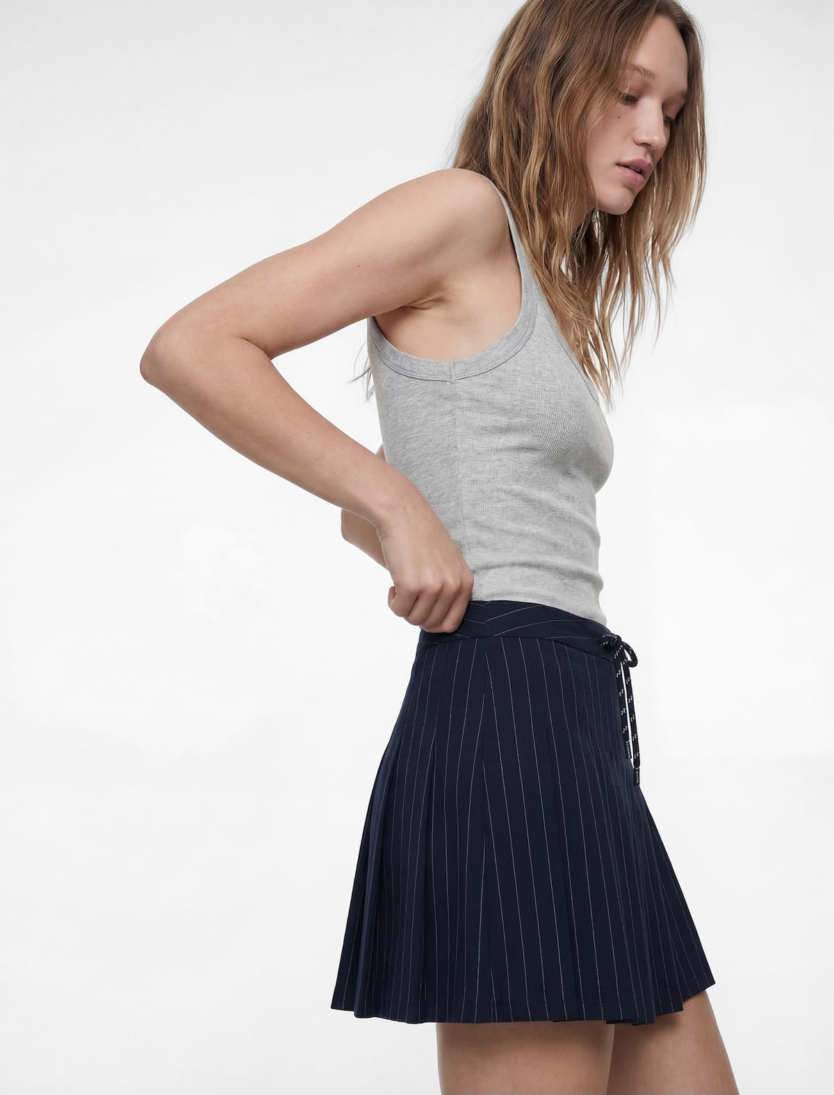 Slim fit Qolsuz U-Yaxalı Bodysuit