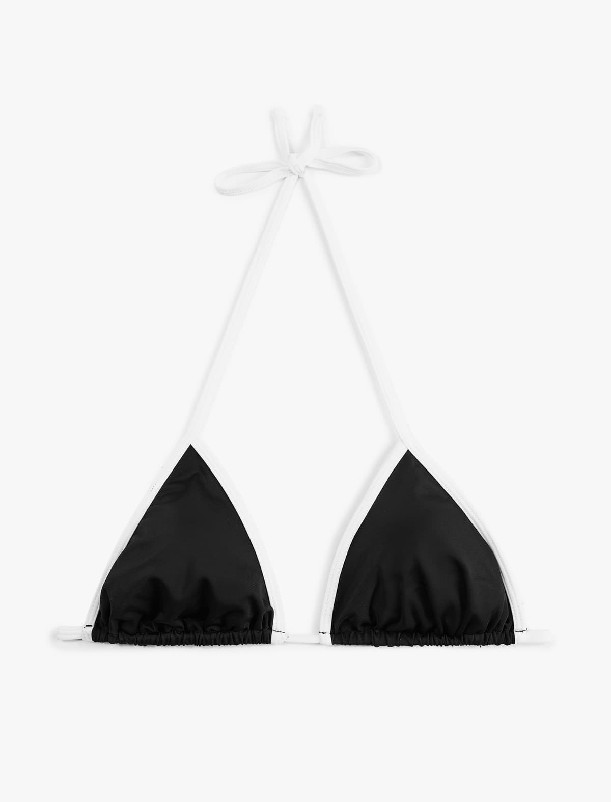 İncə kəmərli üçbucaqlı bikini üstü