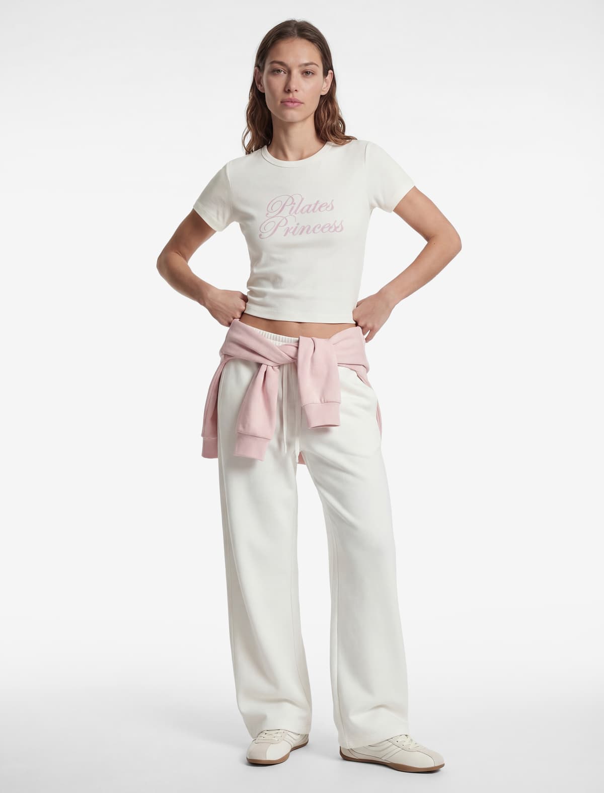 Slim Fit Qısaqol Yakalı Pambıq Çaplı İdman Tişörti