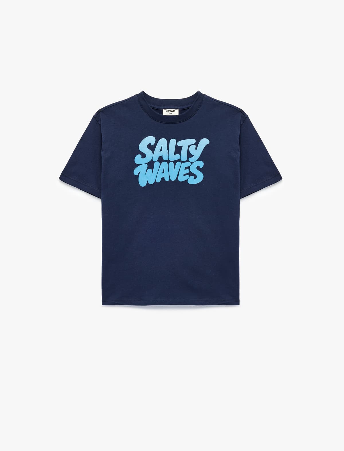 Cotton Crew Yaka Qısaqol Çaplı Tişört