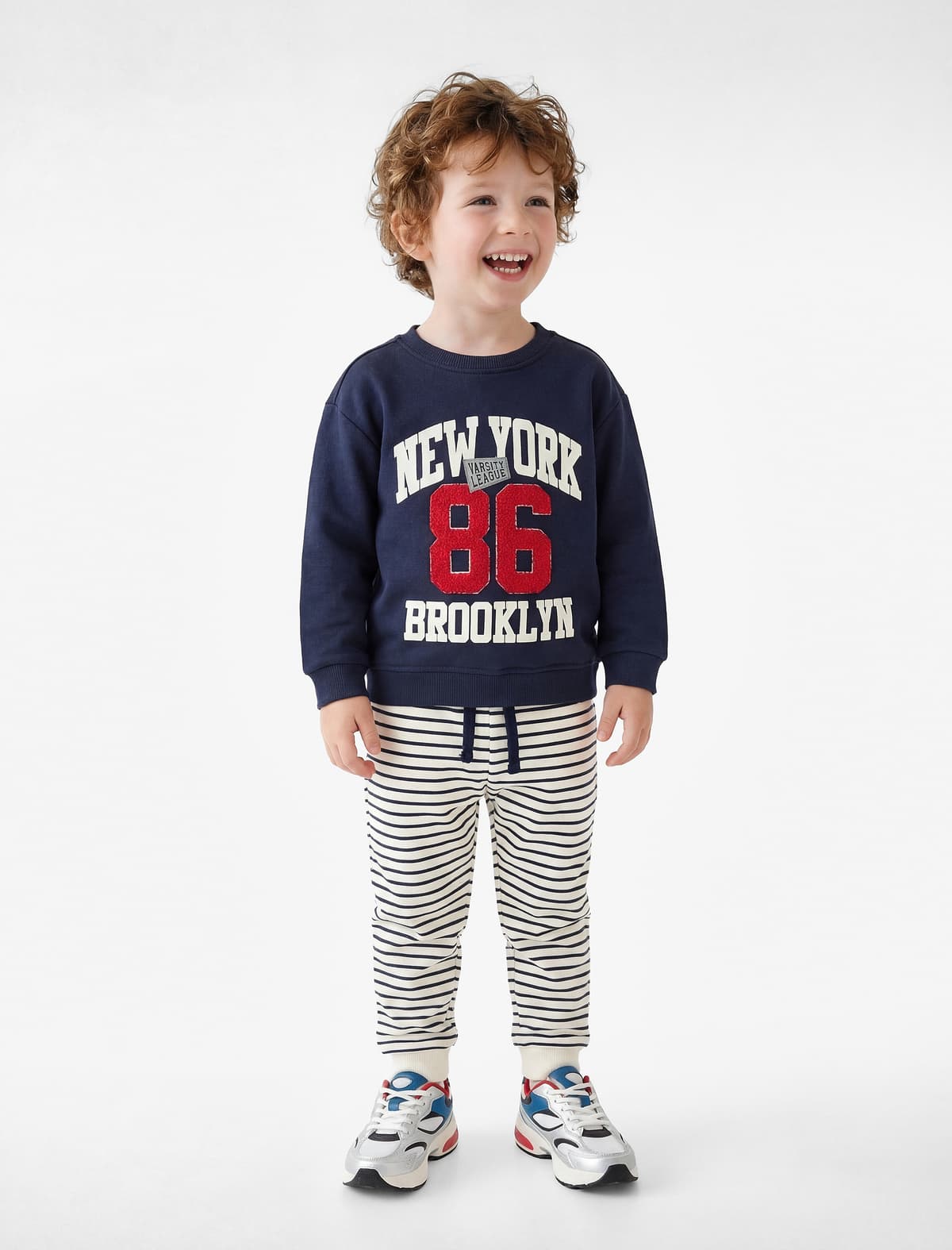 Krujeva Belli Pambıq Üç İpli Qaldırılmış Jogger Sweatpants