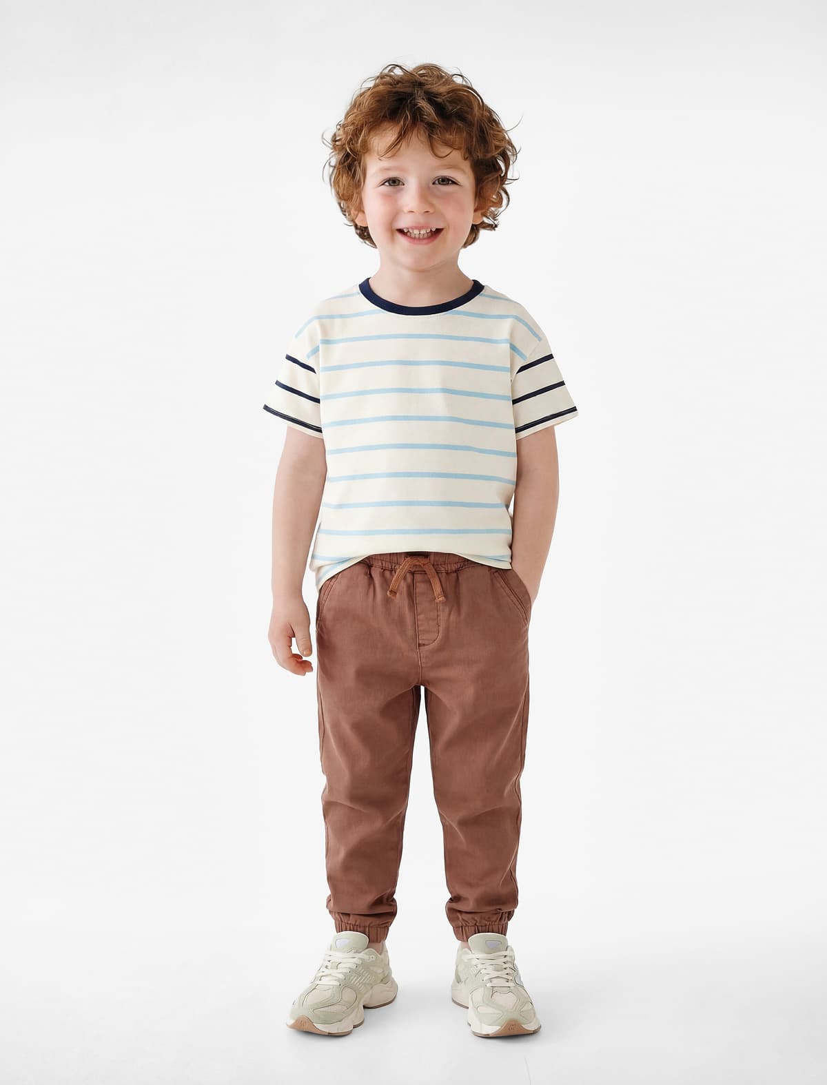 Pambıq Bel Krujeva Gabardin Jogger Şalvar