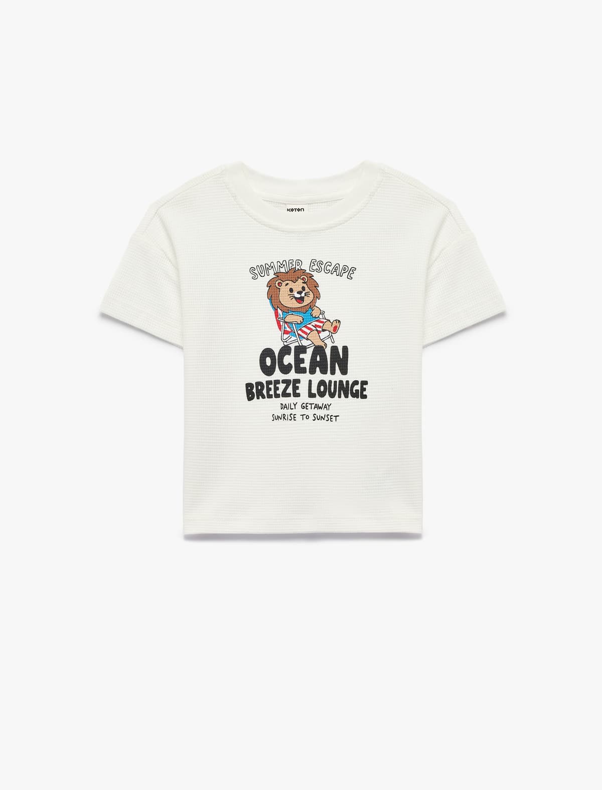 Pambıqdan Qısaqol Yaxalı Çaplı Tişört