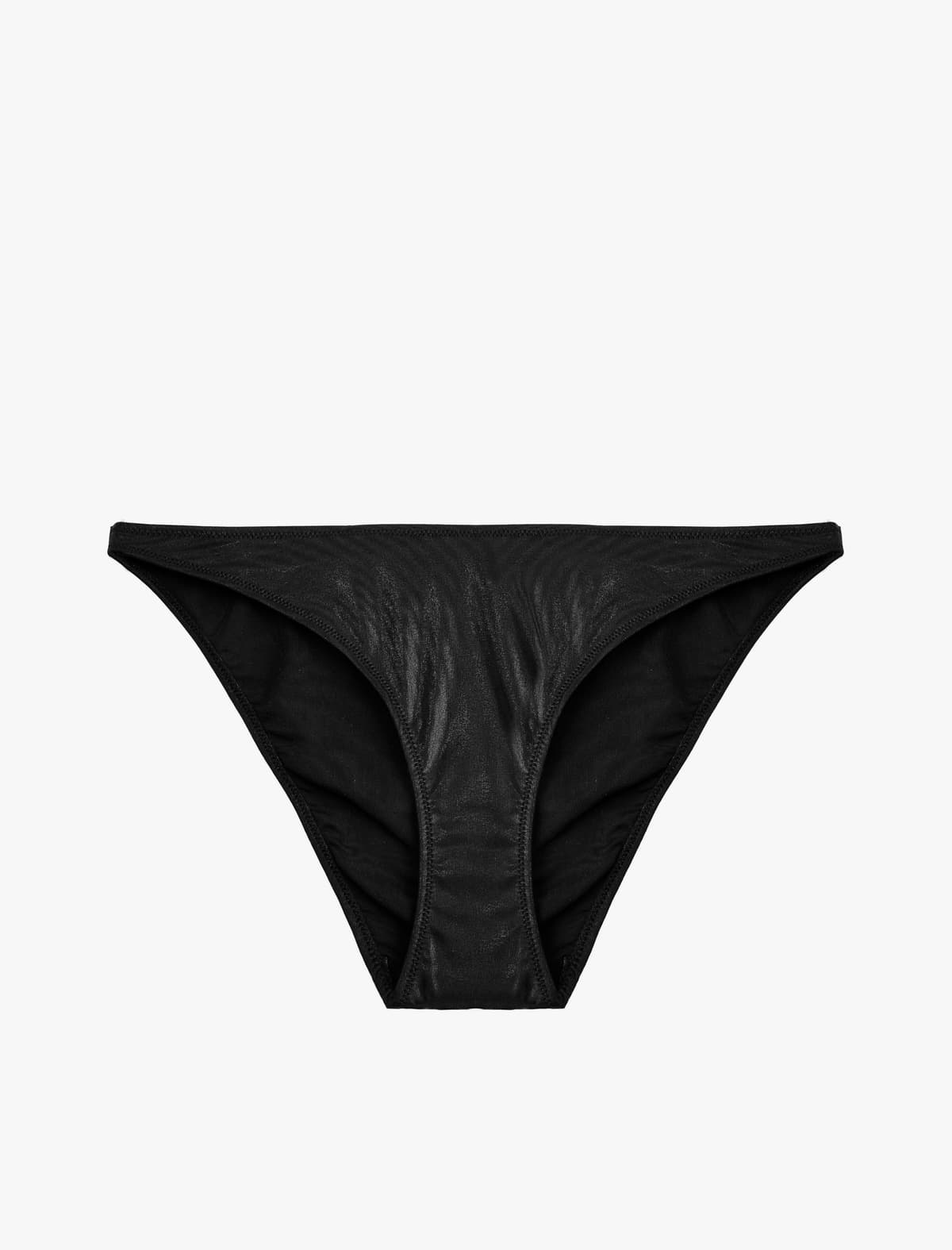 Folqa Çaplı Parlaq Bikini Altı