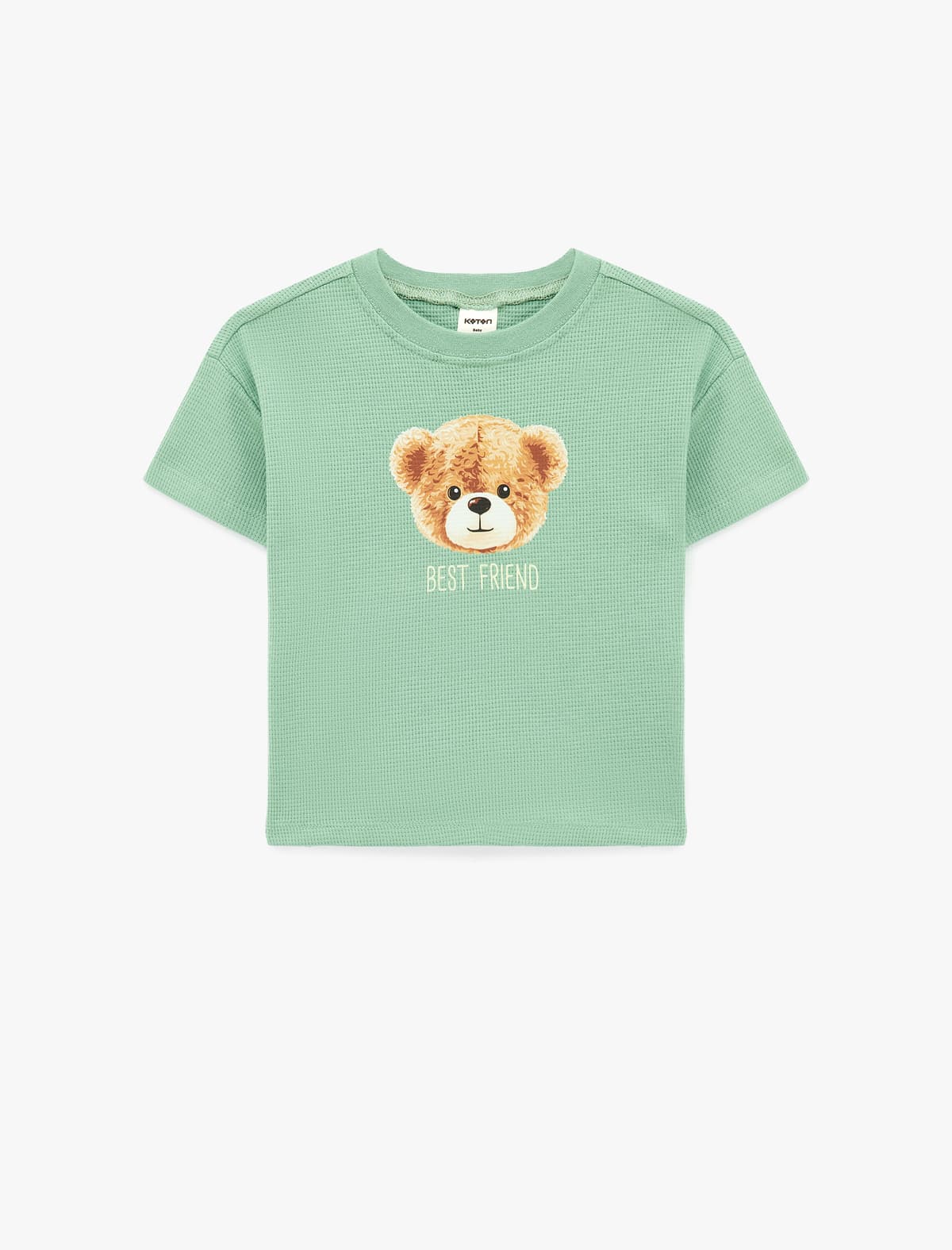Cotton Dəyirmi yaxa Qısaqol Çaplı Böyük Boy Tişört