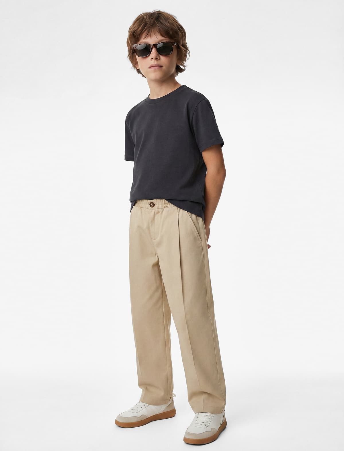 Pambıqdan Qısaqol Yaxalı Böyük Boy Basic Tişört
